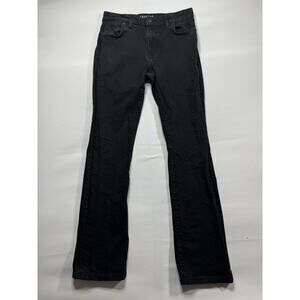 Tecovas Women's High Rise Straight Leg Black Denim Jeans - Size 27 (29x30)
